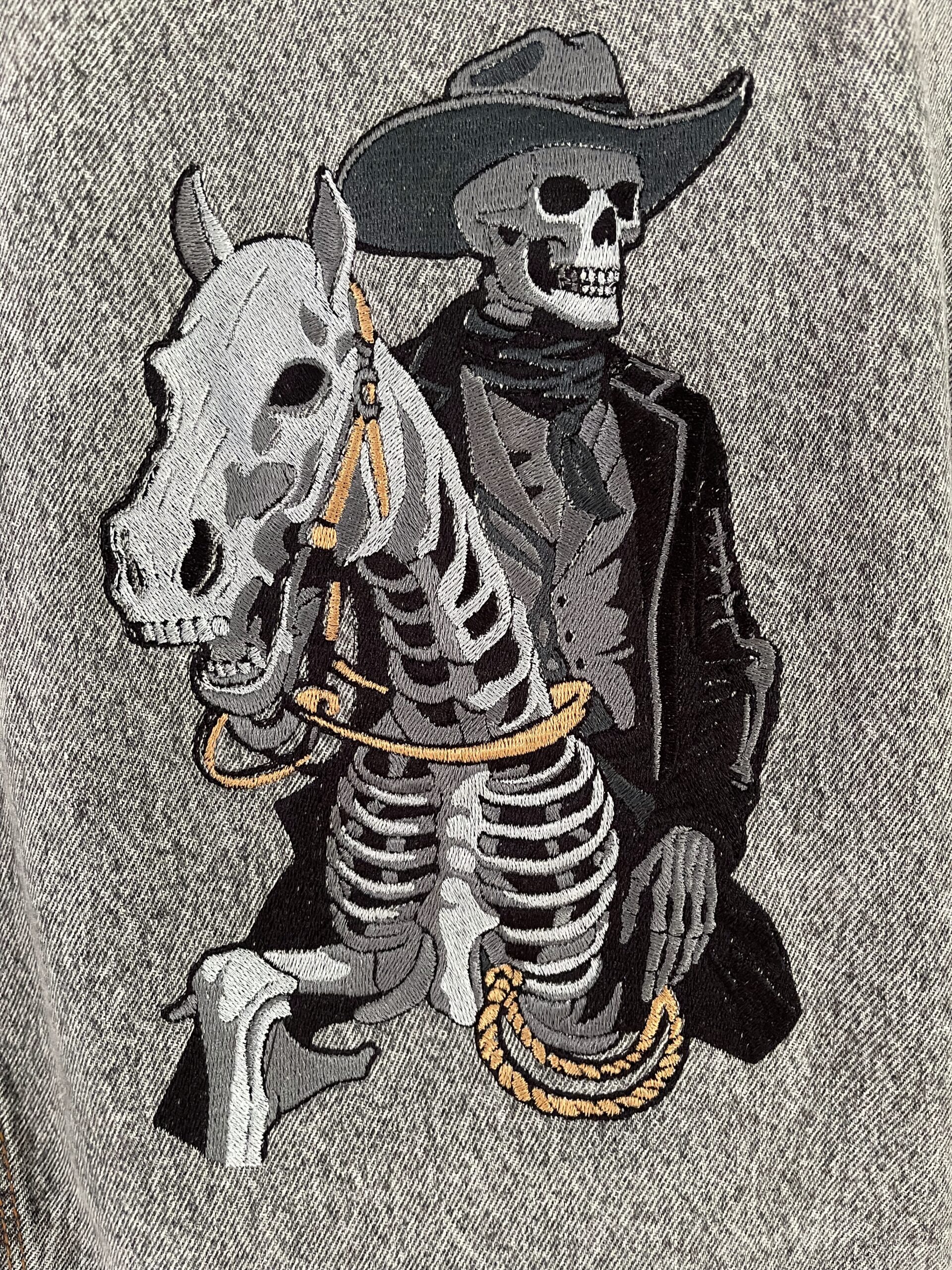 Cowboy Horse Skeleton
