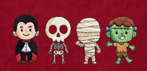 Dracula Skeleton Mummy Frankenstein